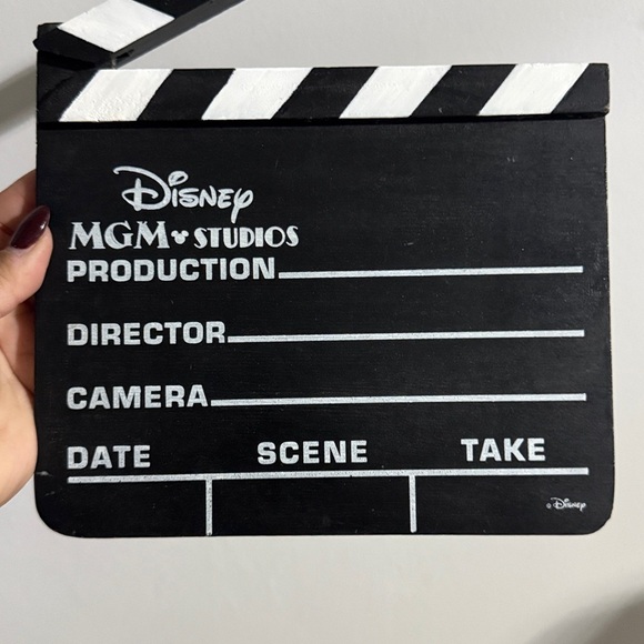 Disney MGM Studios Black & White Clapperboard with Mickey Mouse Vintage Souvenir - Picture 2 of 4